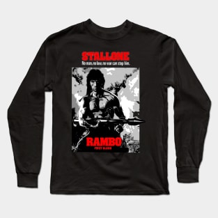 Rambo Graphic art Long Sleeve T-Shirt